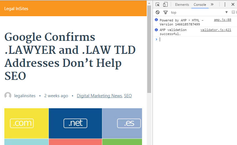 Implement Google AMP on your Law Firm site Blog