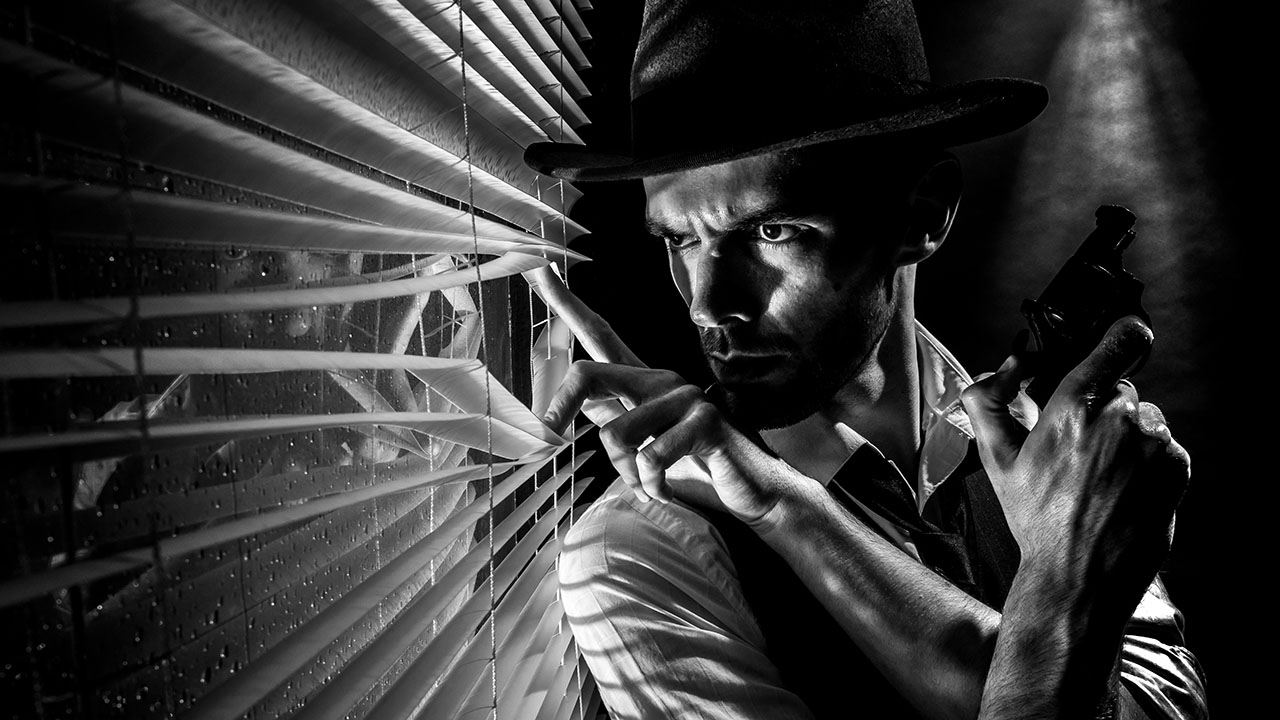 Film Noir in a small studio
