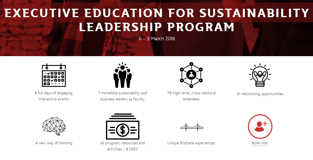 Executive Education for Sustainability Leadership Program Course Green Building Council