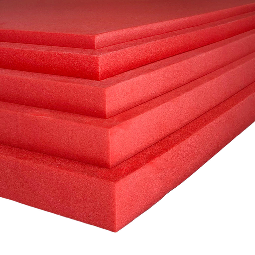 Plastazote® LD33 Red Closed Cell Foam Sheet GB Foam Direct