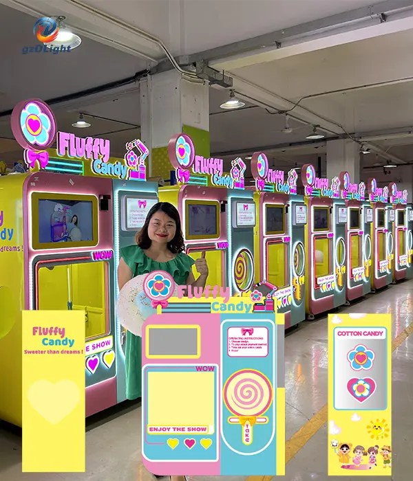 cotton candy vending machine cases_DLight Vending Machine