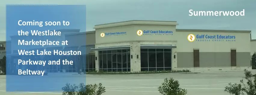 Gulf Coast Educators Federal Credit Union New Location Coming Soon