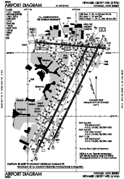EWR - Newark [Newark Liberty Intl], NJ, US - Airport - Great Circle Mapper