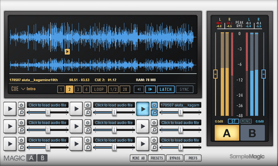 おすすめVSTプラグイン紹介「Magic AB 2」 | G.C.M Records