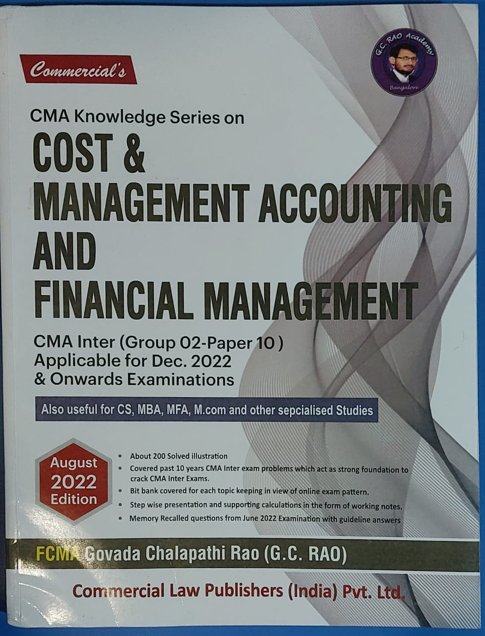 Book’s By CMA GCRAO GC RAO Academy