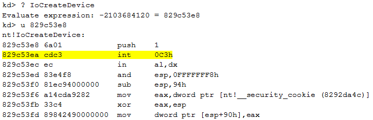 Analysis of Uroburos, using WinDbg G DATA