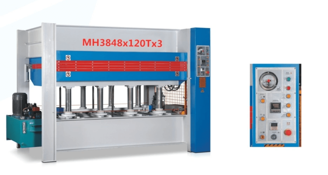 Hydraulic hot press MH3848x120Tx3 Co., Ltd.