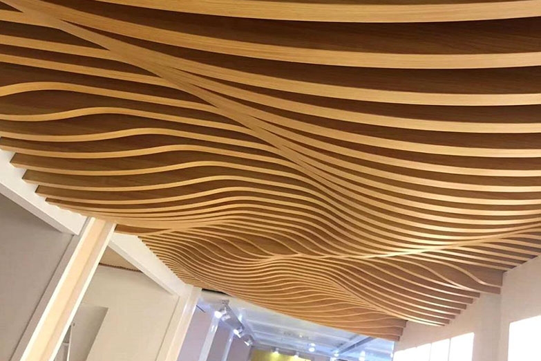 U Shaped Baffle Ceiling Is A Perfect Design For Commercial Buildings
