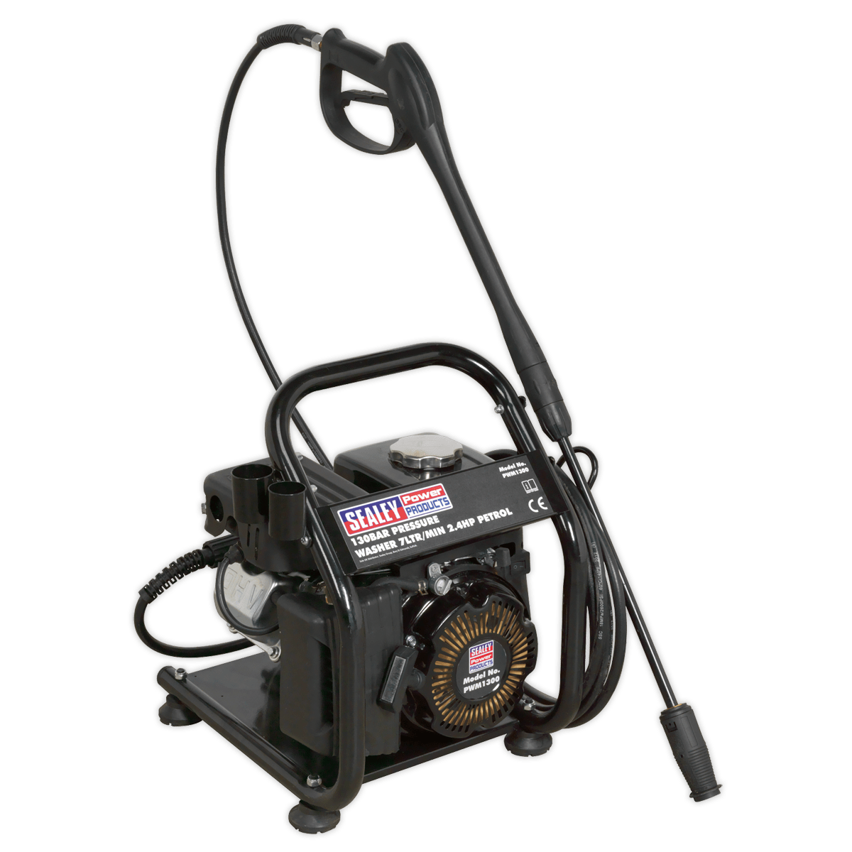 Pressure Washer 130bar 420ltr/hr 2.4hp Petrol GDM Lindex