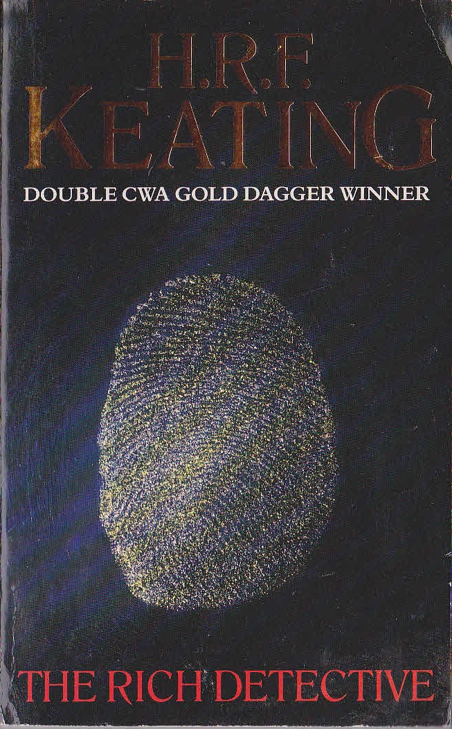 H.R.F. Keating THE RICH DETECTIVE book cover scans
