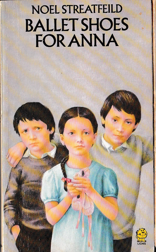 Noel Streatfeild BALLET SHOES FOR ANNA book cover scans