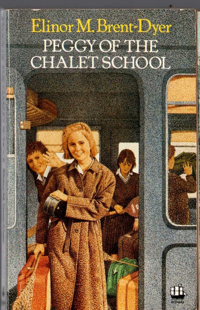 Elinor M. BrentDyer PEGGY OF THE CHALET SCHOOL book cover scans