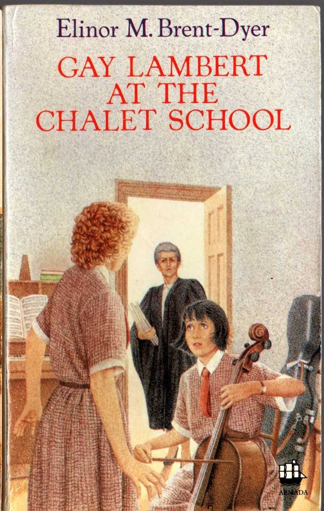 Elinor M. BrentDyer GAY LAMBERT AT THE CHALET SCHOOL book cover scans