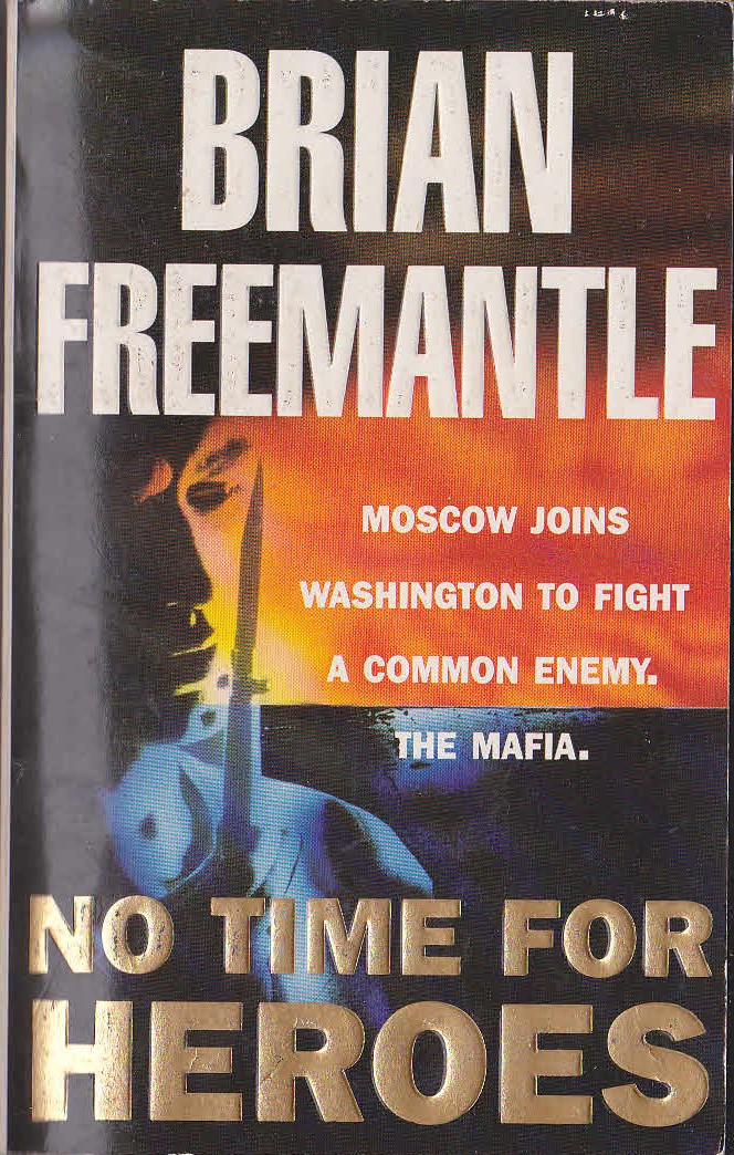 Brian Freemantle NO TIME FOR HEROES book cover scans