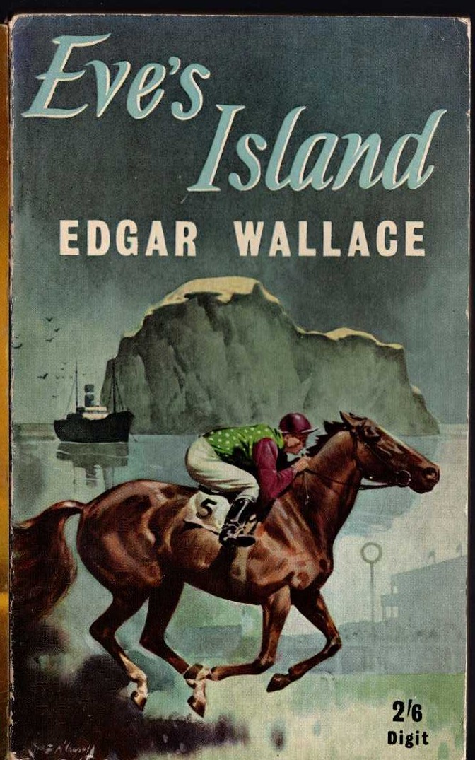 Edgar Wallace EVE'S ISLAND book cover scans