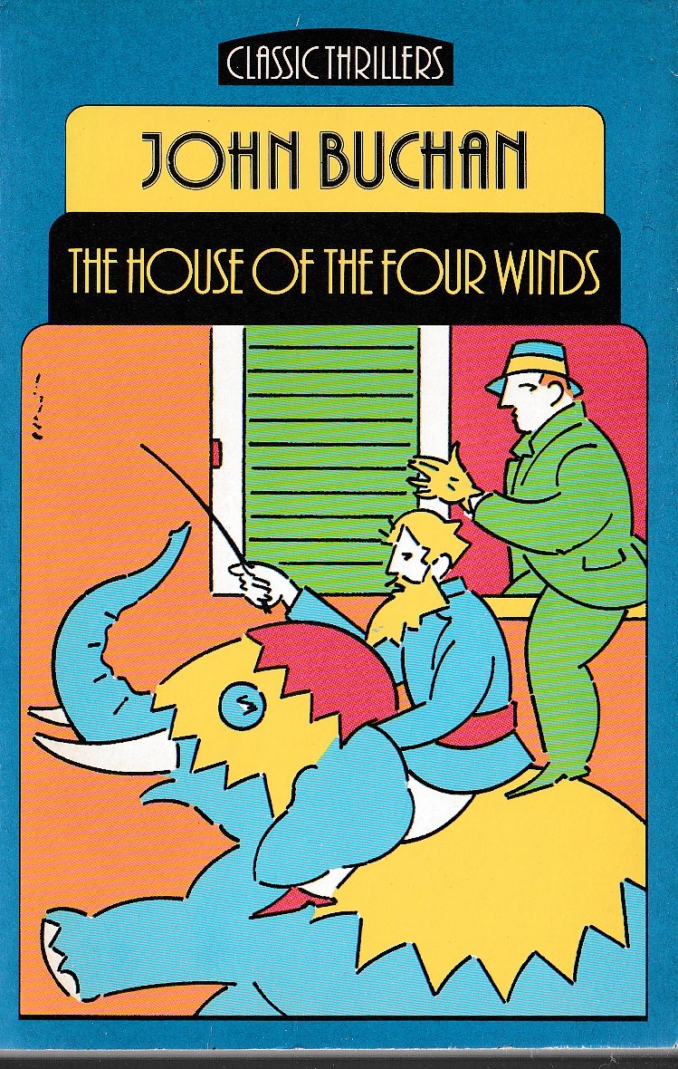 John Buchan THE HOUSE OF THE FOUR WINDS book cover scans