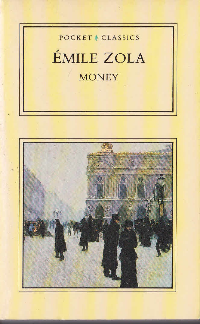 Emile Zola MONEY book cover scans