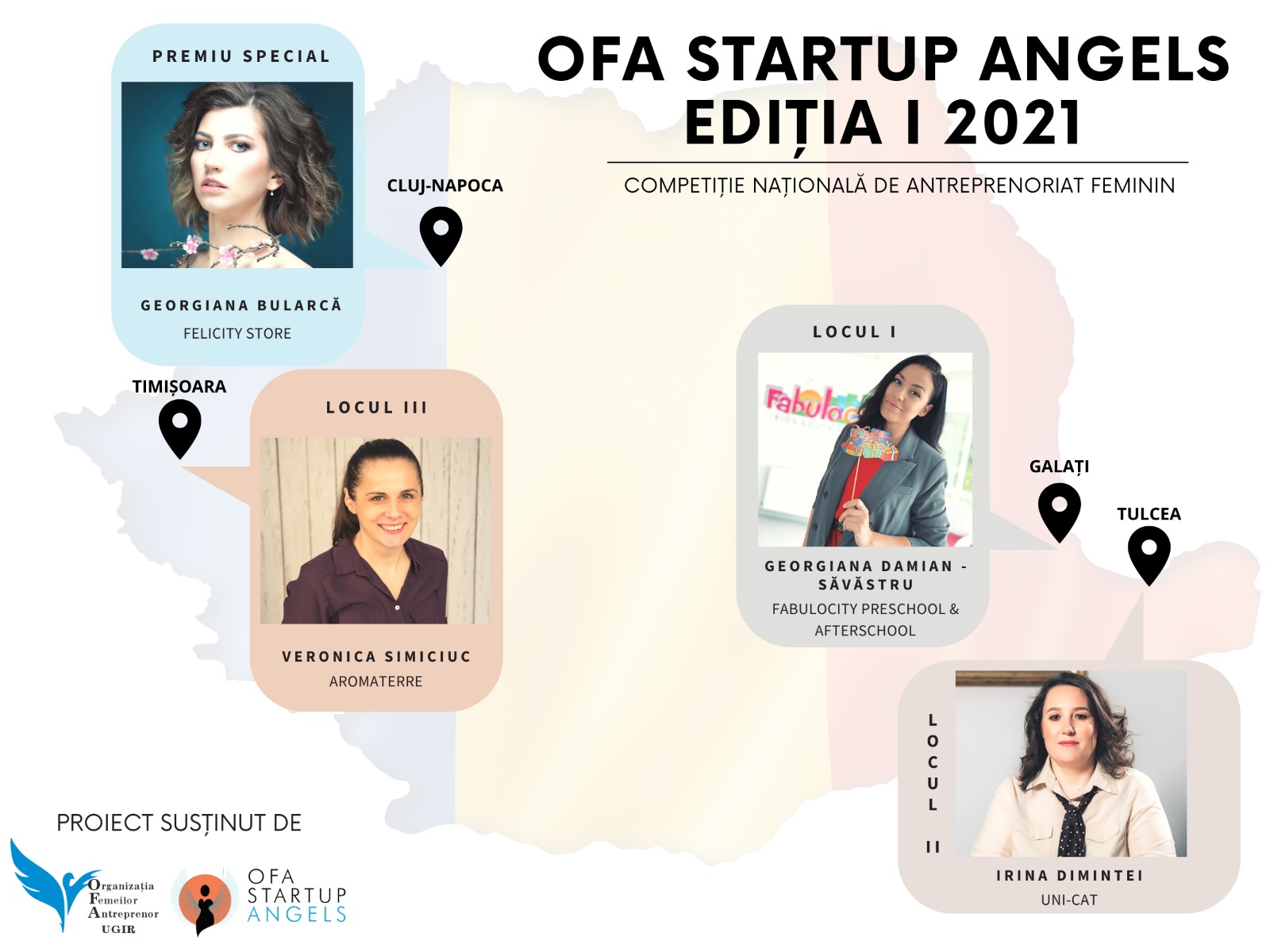 Competiția OFA START UP ANGELS și-a premiat câștigătoarele! Vezi cine a câștigat marele premiu!