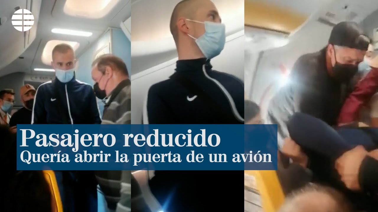 Un bărbat a fost legat de scaun într-un avion, după ce a vrut să deschidă ușa