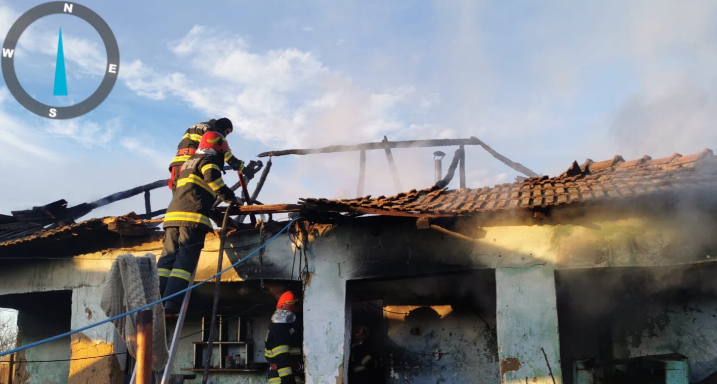 Mehedinți: Incendiu la o casă din Șimian