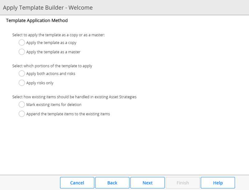 Add a Template as a Copy to an Unlinked Strategy Add a Template as a Copy to an Unlinked Strategy