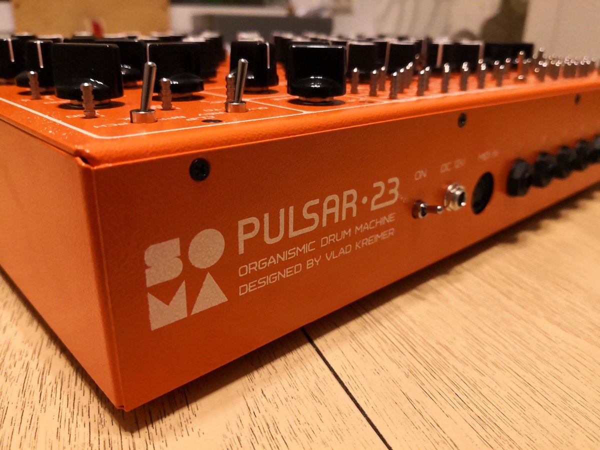 SOMA Laboratory shows the PULSAR23 drum machine