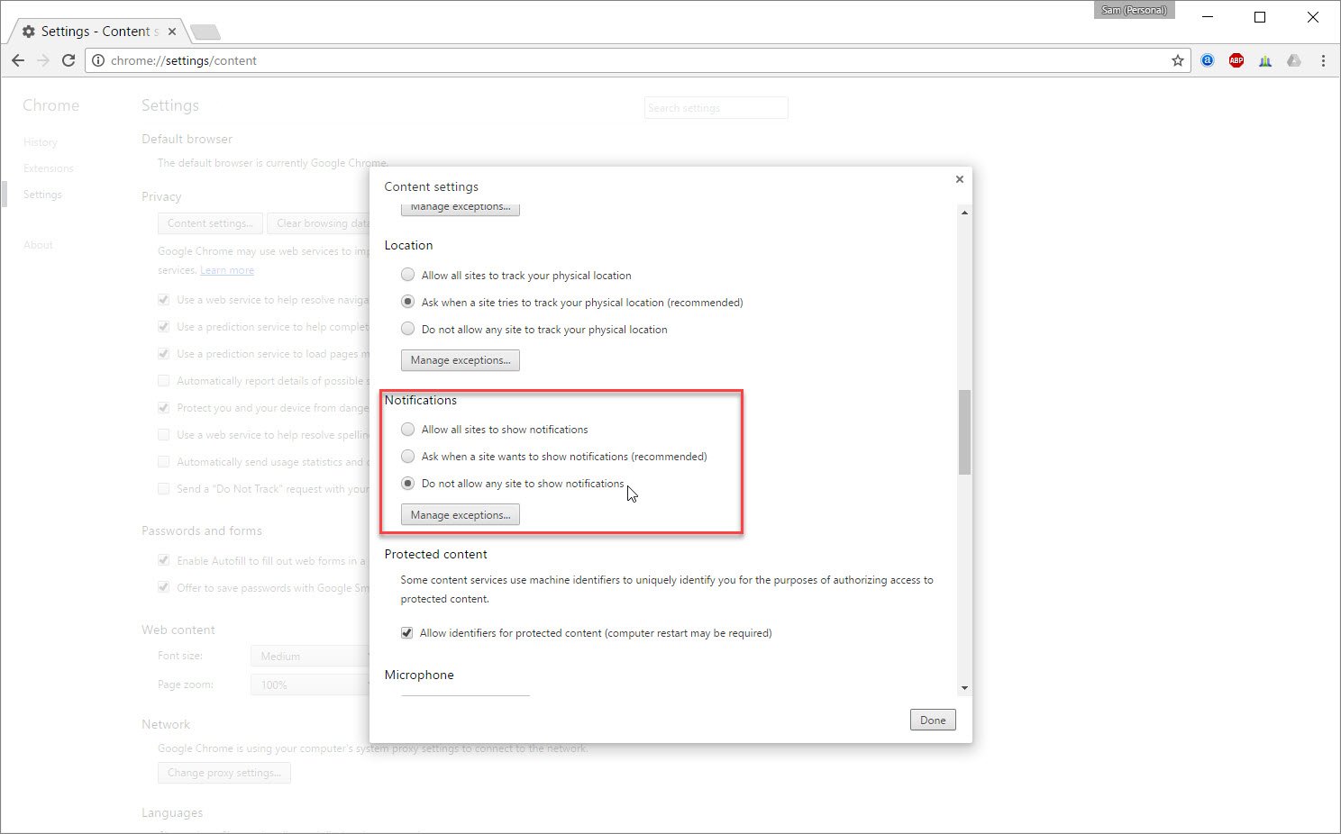 How to Disable Chrome Notifications in Windows 10 Gear Primer