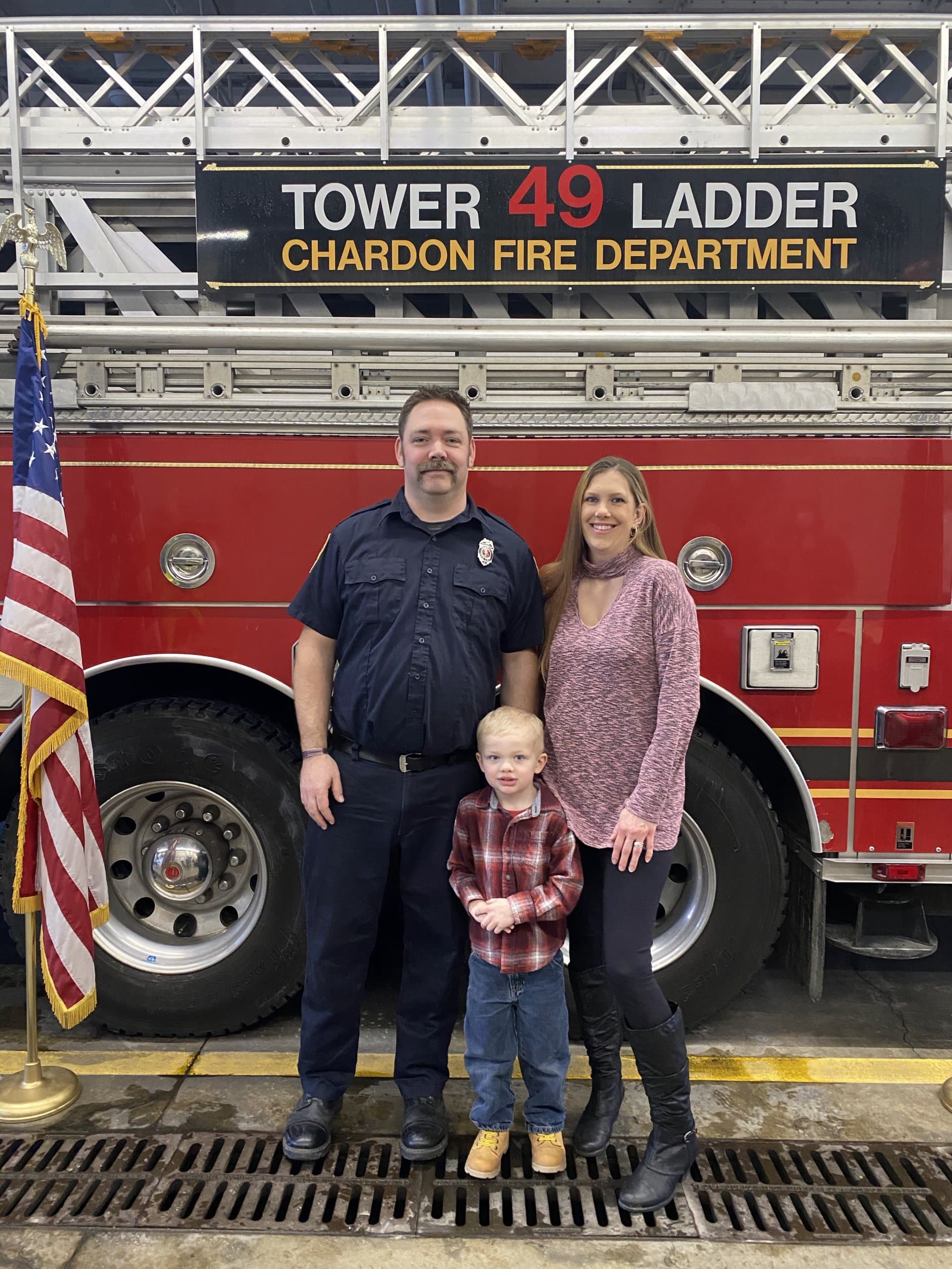 Chardon Fire Department New Firefighters Geauga County Maple