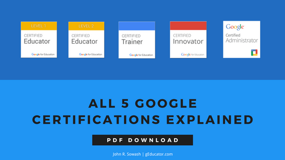 All 5 Google Certifications Explained (Free Pdf Download)