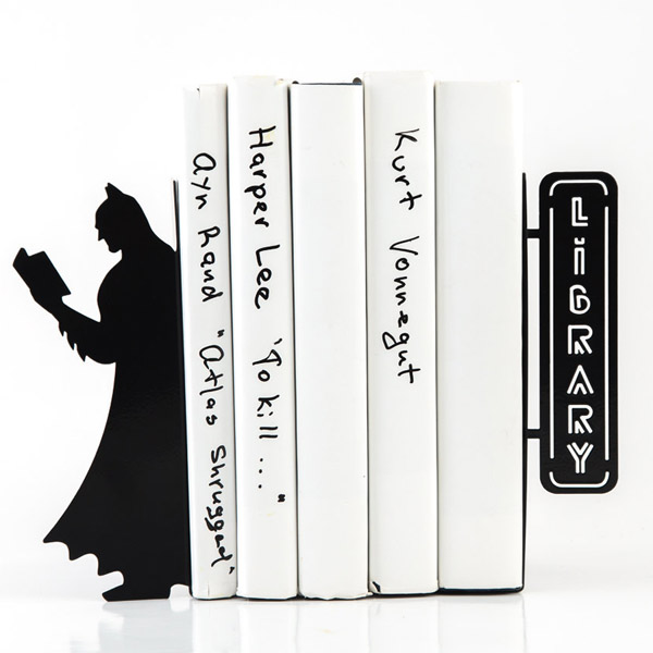Batman Reading Bookends