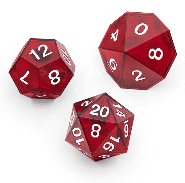 Critical Hit LED Dice Set