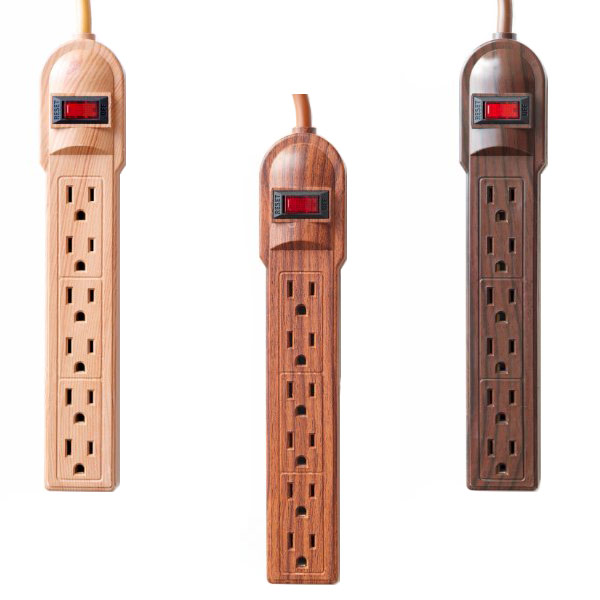 Invisiplug 6 Outlet Power Strip