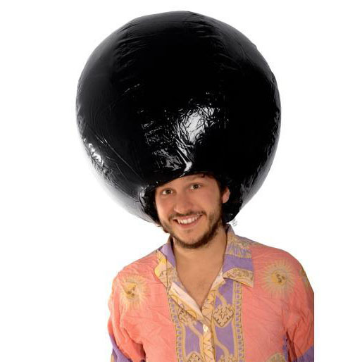 Giant Inflatable Afro Wig