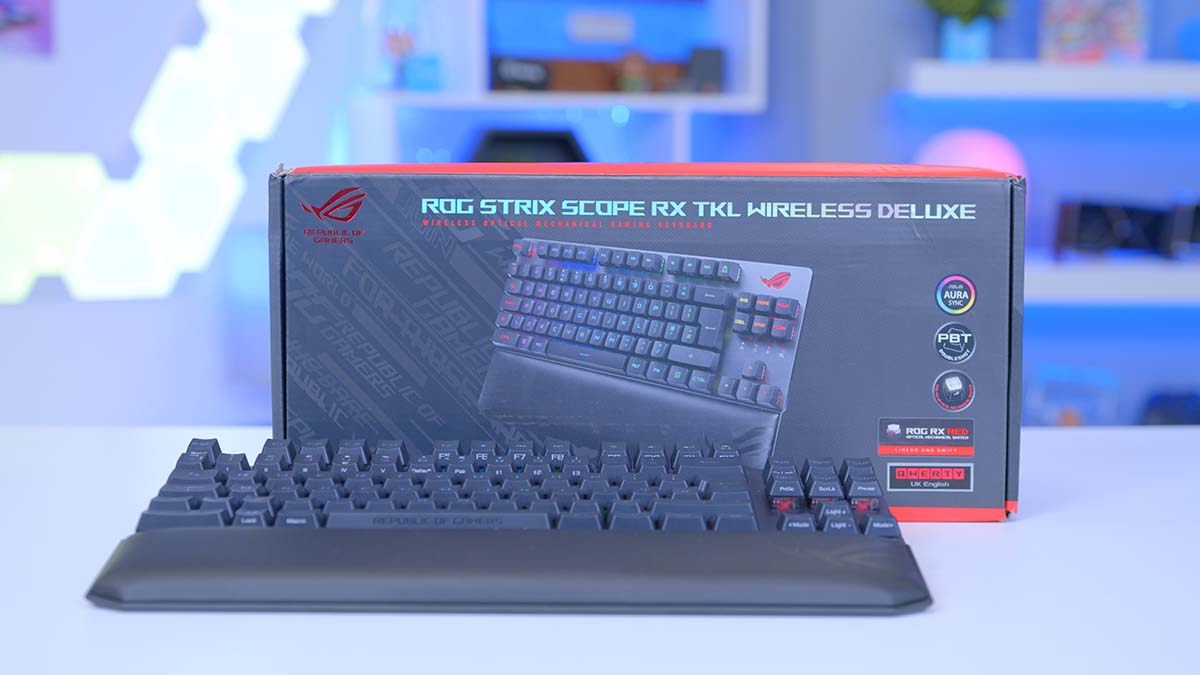 ASUS ROG Strix Scope RX TKL Wireless Deluxe Keyboard Review Switches
