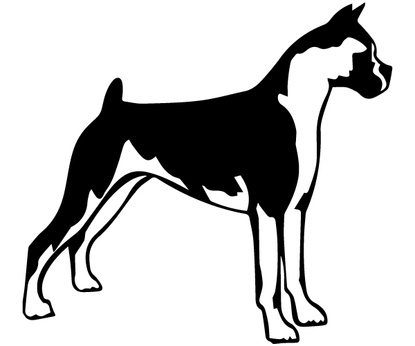 Boxer Dog Decal