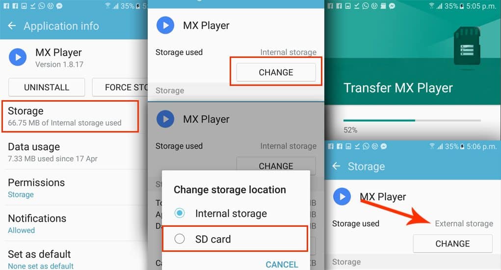 How to move Apps to SD card on Samsung Galaxy On5