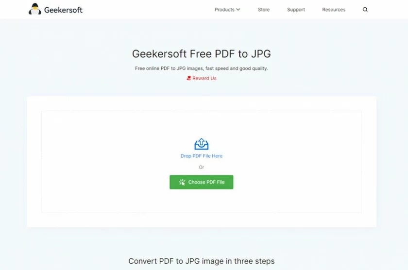 How to convert pdf to jpg