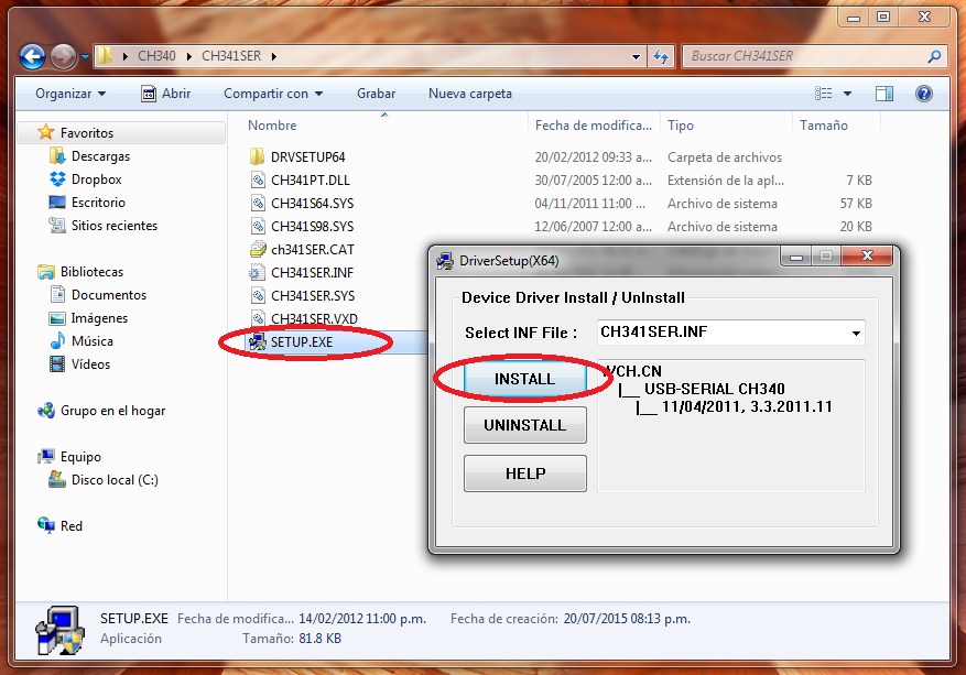 Driver CH340 para arduino chinos o genericos Geek Factory