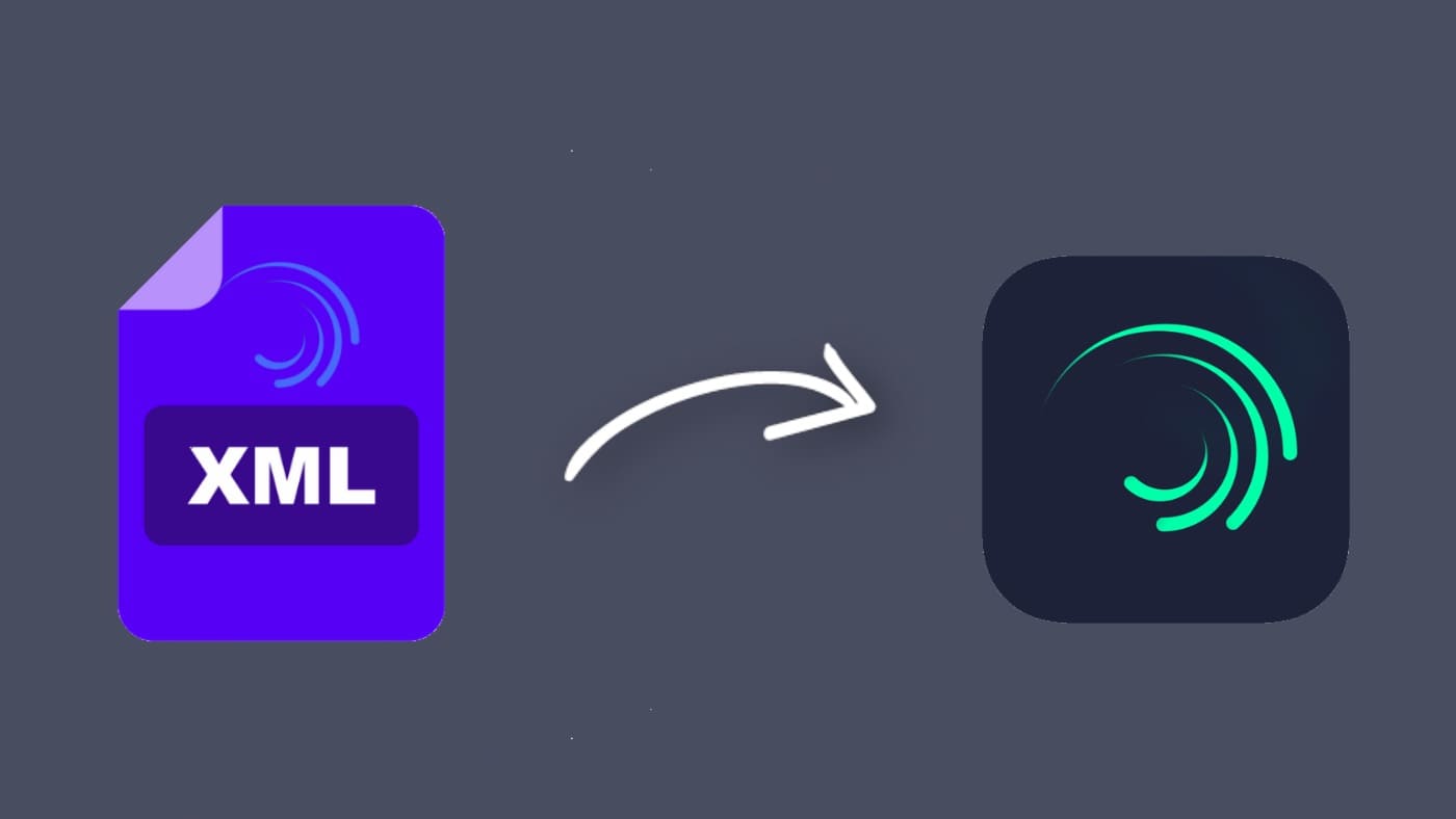 How to Import XML File in Alight Motion on iPhone & Android