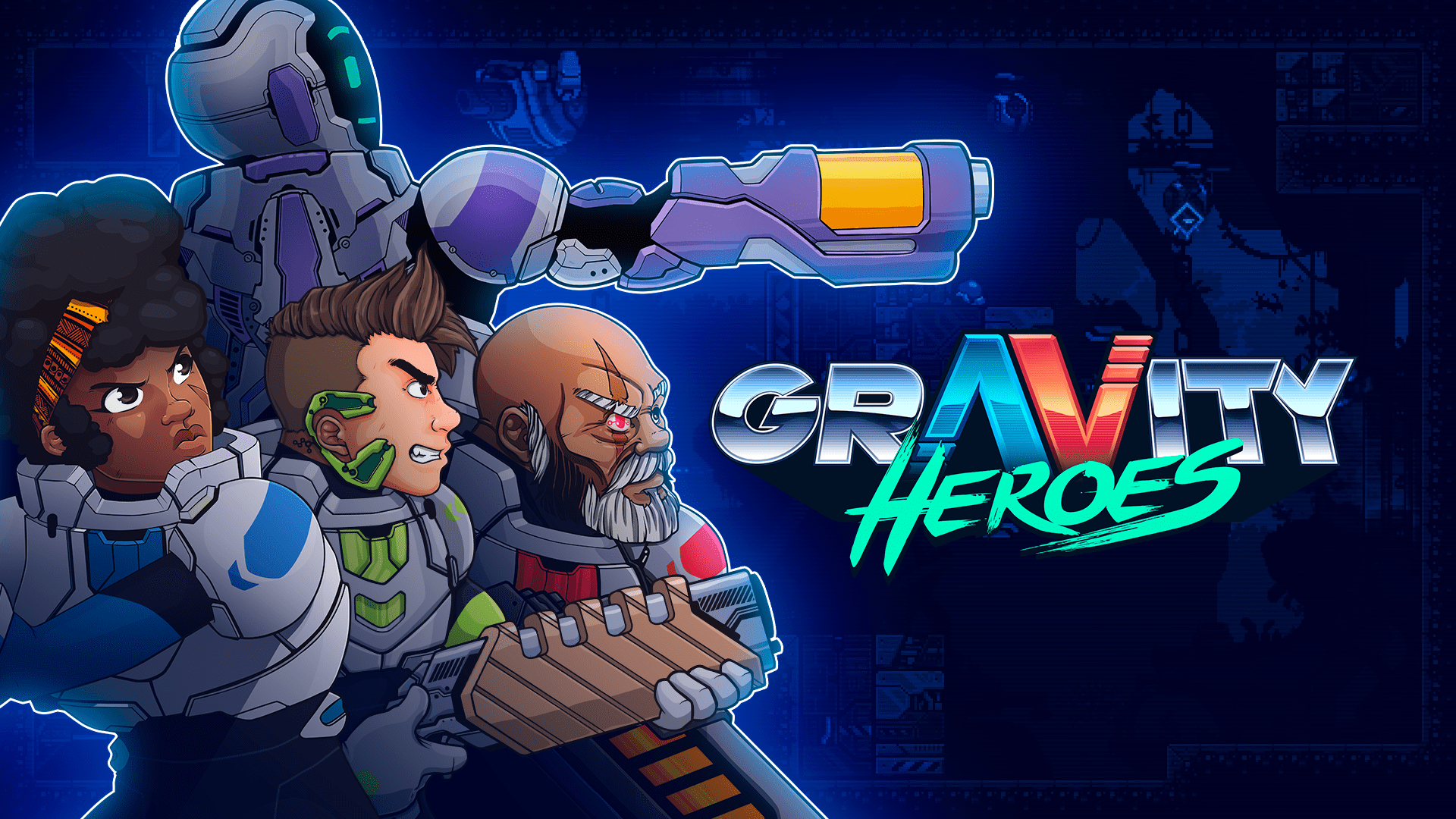 © 2018 ps one zona. Il 2D Platform Shooter "Gravity Heroes" arriva su console ...