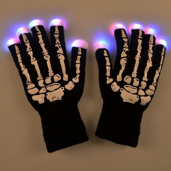 LED Gloves Colorful LED Light Gloves GEEKLEDS