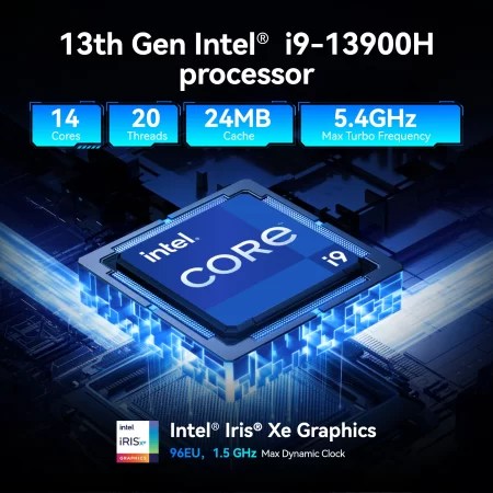 GEEKOM XT13 Pro Intel 13th Gen i9-13900H & i7-13620H Mini PC