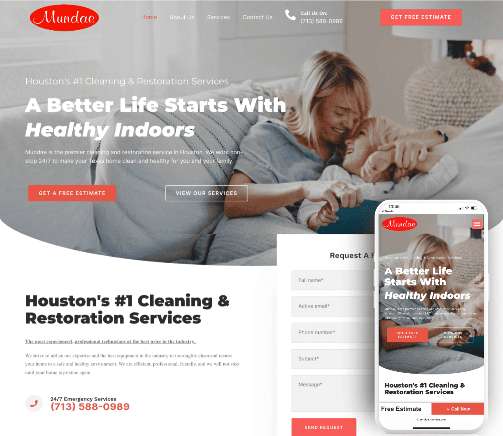 Mundae Cleaning & Restoration Services Geeks5g Digital Marketing Agency
