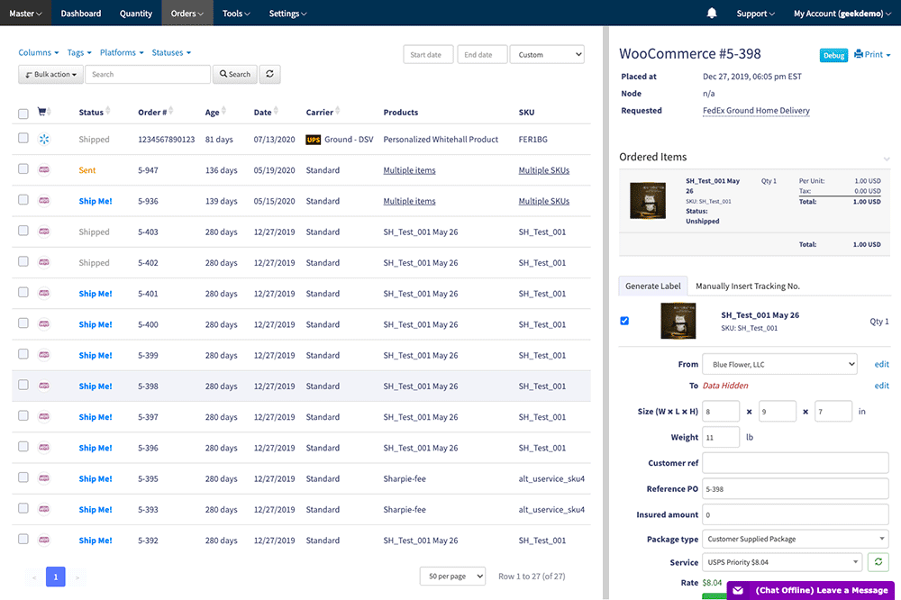 Walmart 3P Seller, Warehouse Supplier, Drop Ship Vendor (DSV)