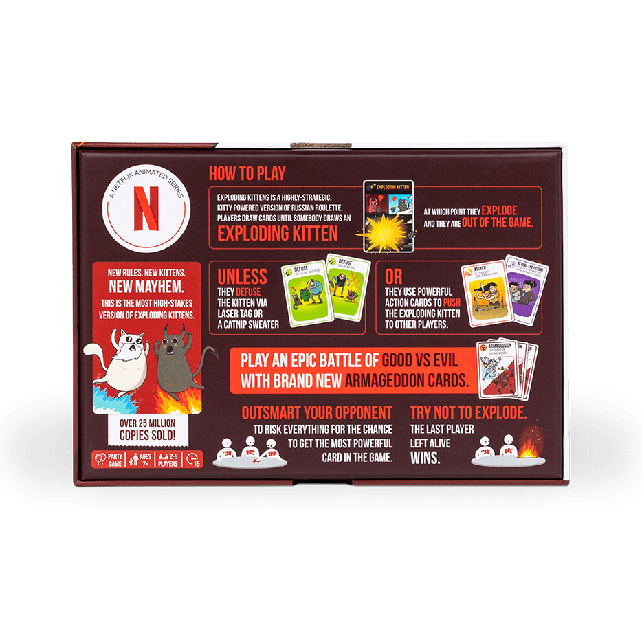 Exploding Kittens Launches New Card Game Exploding Kittens Good Vs