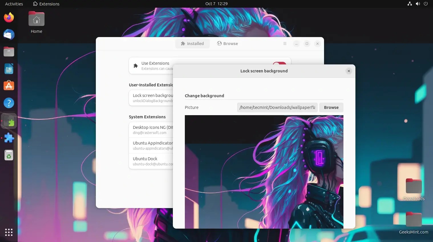 How to Change Lock Screen Background in Ubuntu