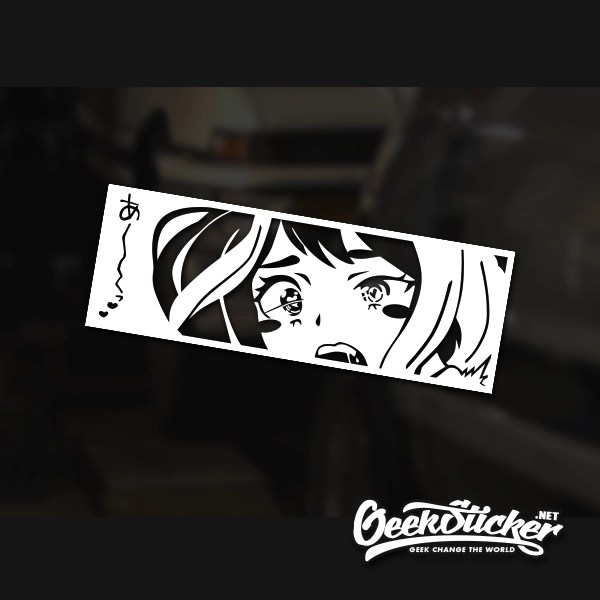 Ochako Uraraka JDM Anime Car Stickers Decal Geeksticker