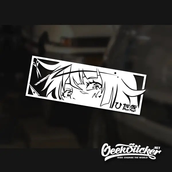 3 Colors Hitagi Decal Anime Car Stickers Geeksticker