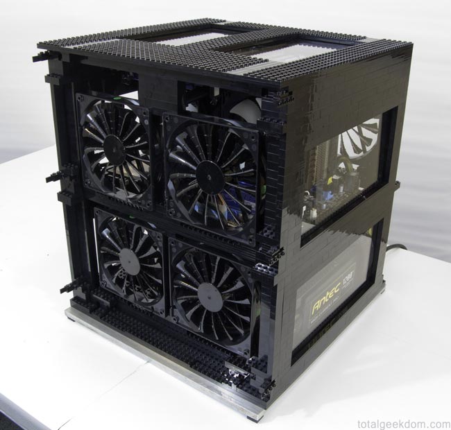 Lego PC Case Houses 3 Computers