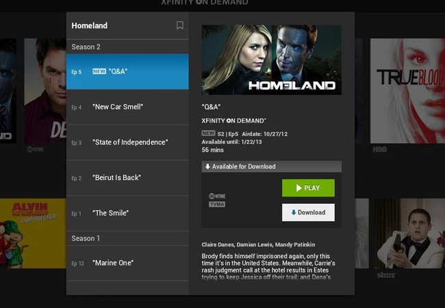 Xfinity TV Player Android App Updated With HD Video Support And More